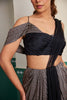 Shireen stitched saree set