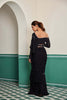 Syah stitched saree set
