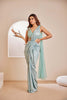 Maryam stitched saree set
