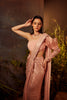 NIYA - Emboidered structured sleeves saree set (RTS)